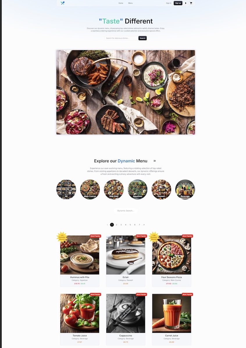 Food Ordering System