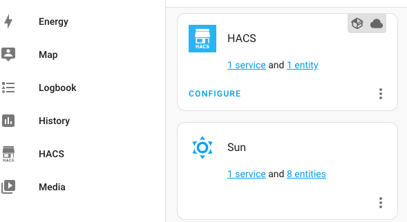 HACS installed