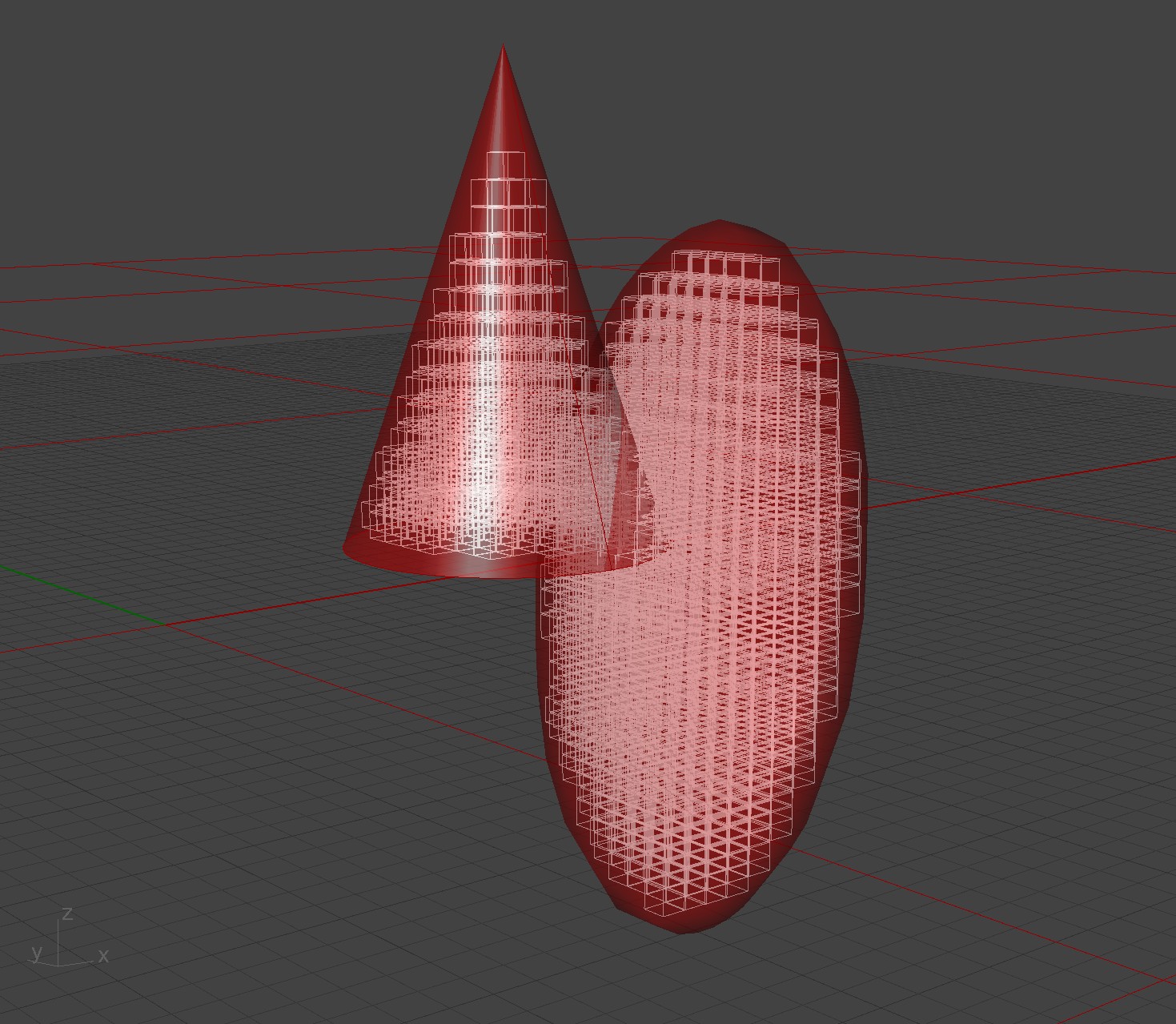 Slots from Slice Geometry: Mesh and Brep volumes