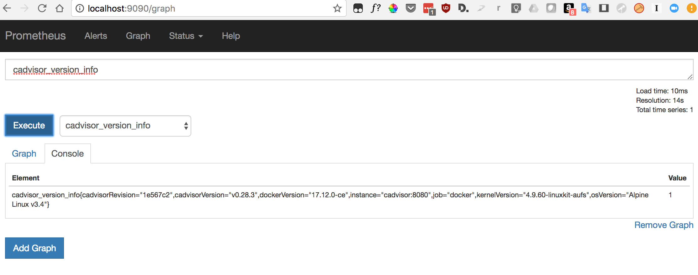 Prometheus metrics