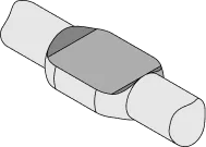Flat retention feature