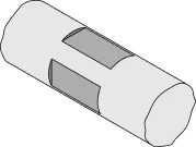 Inscribed square retention feature
