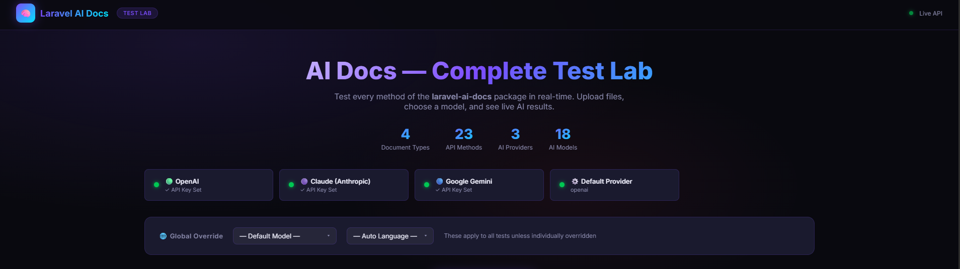 Laravel AI Docs Lab