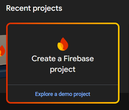 new project