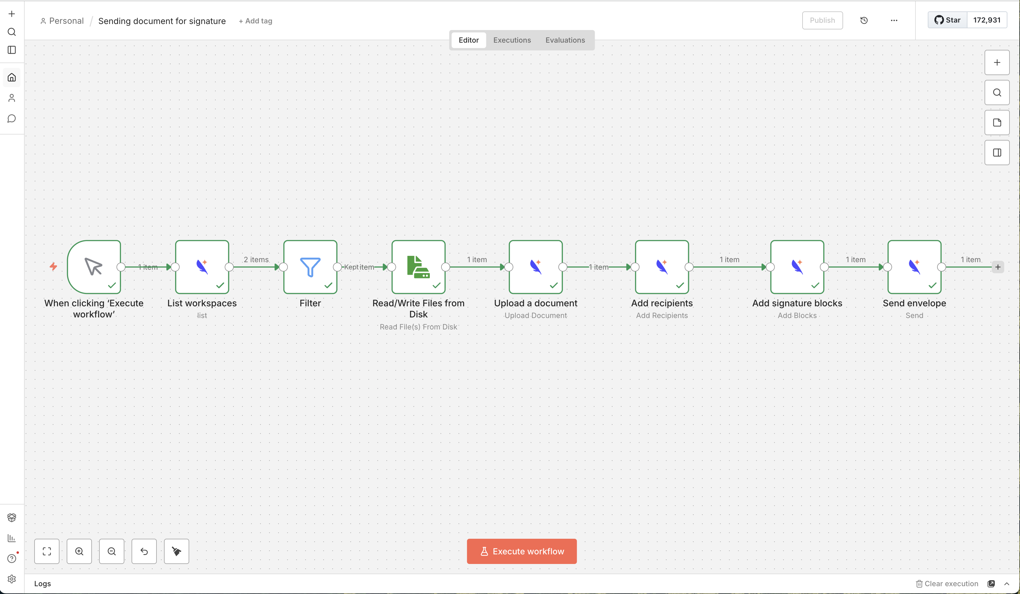 Subnoto node