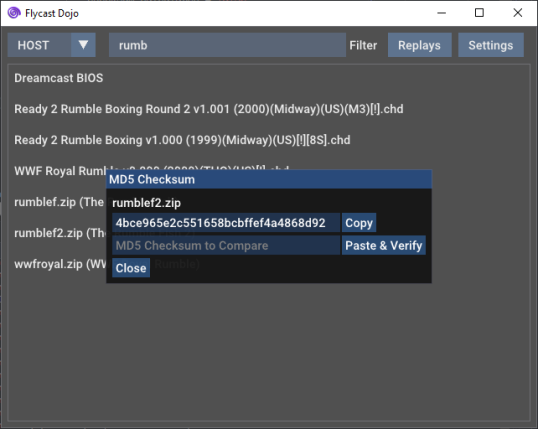 MD5 Checksum Window