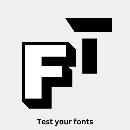 font tester logo