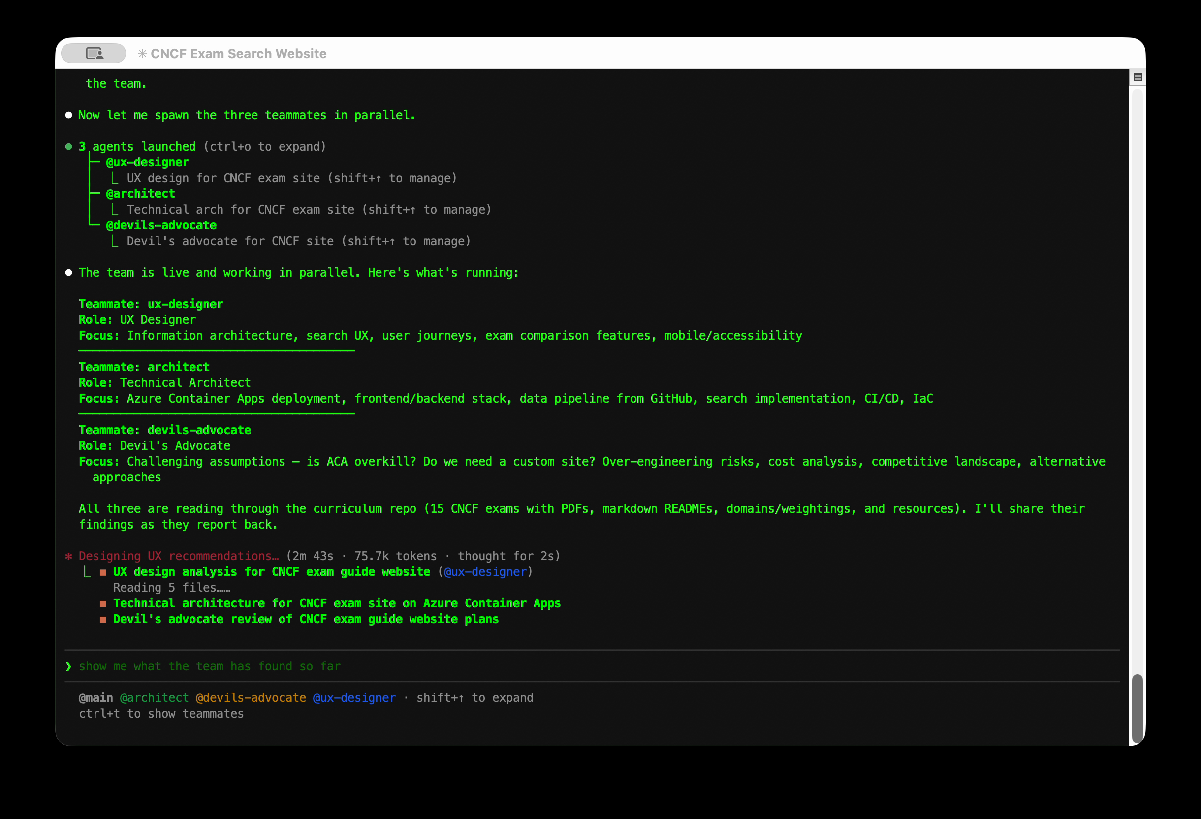 The devil's advocate delivering critical analysis