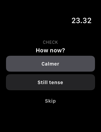 Reflection input screen