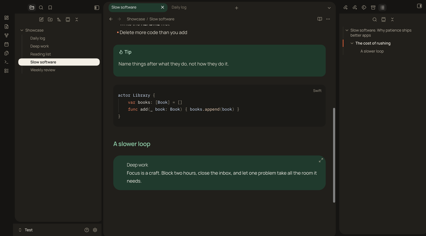 Dark mode