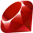 Logo do Ruby (um rubi vermelho)
