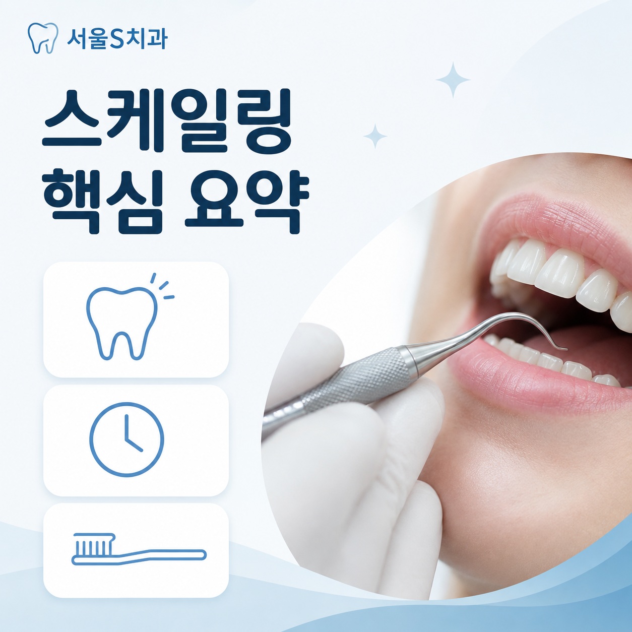 안산 호수동 치과 스케일링 시림 핵심 요약