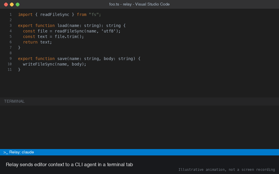 Relay for VS Code demo