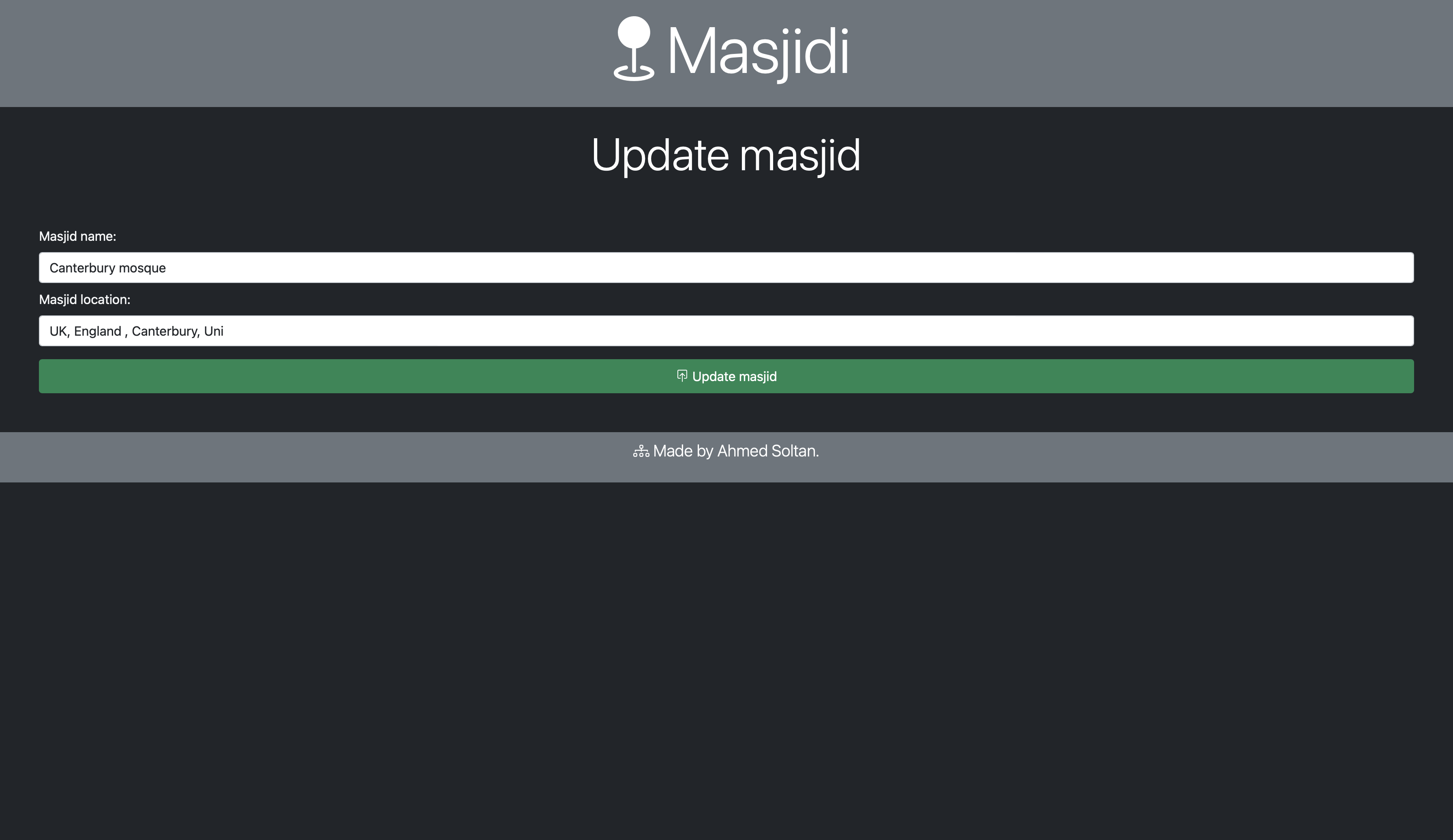 Update masjid page image