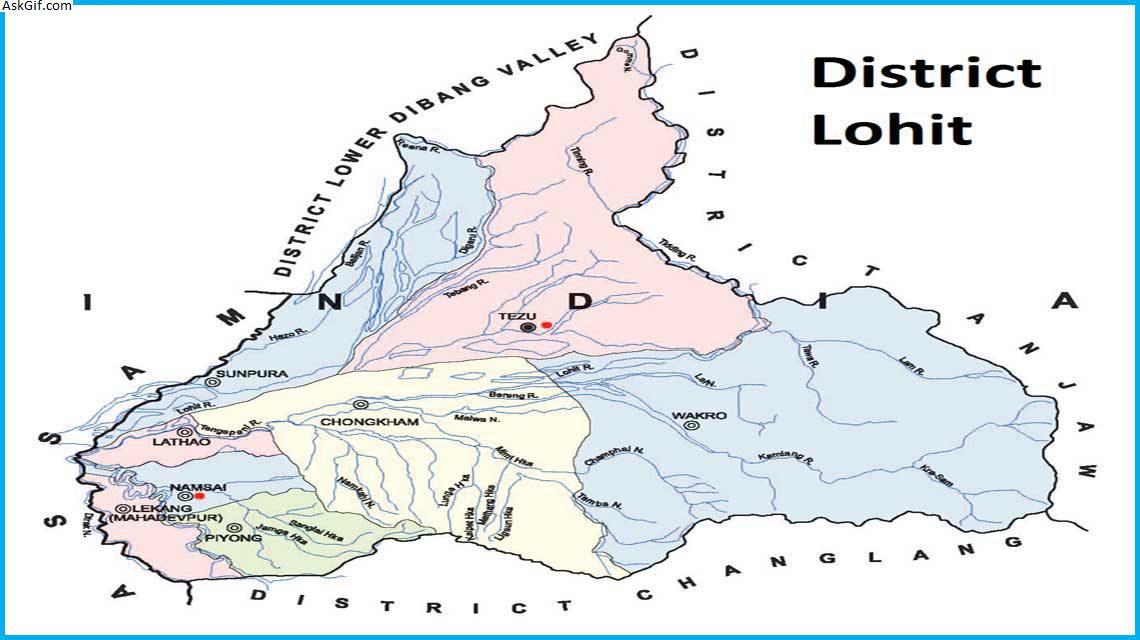 लोहित, तेजू में घूमने के लिए शीर्ष स्थान, अरुणाचल प्रदेश
