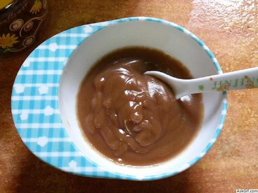 ragi apple porridge for babies