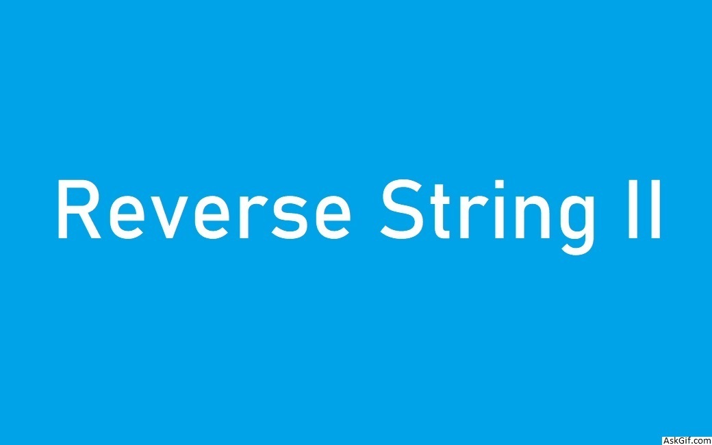 Reverse String II