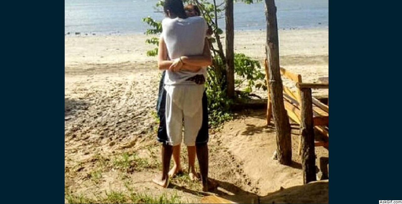 The Optical Illusion In This Photo Of A Hugging Couple Will Drive You Insane Blog Find Best 