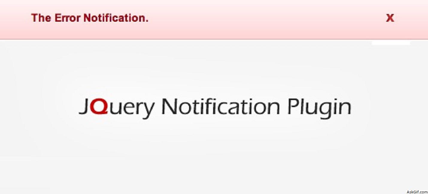 Implementing Jquery Notification Plugin.