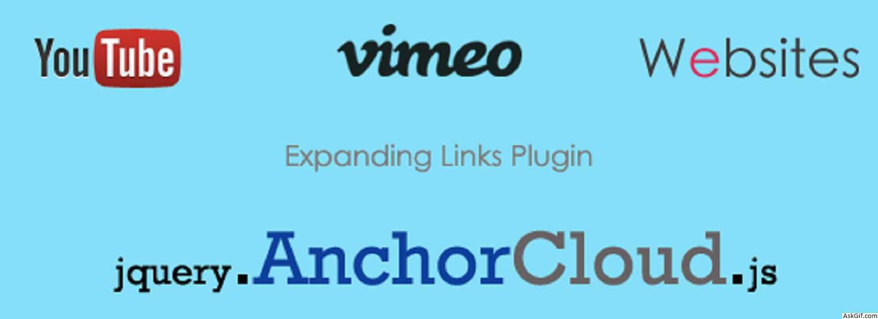 Implementing Jquery AnchorCloud Expanding Link Plugin Using Jquery.
