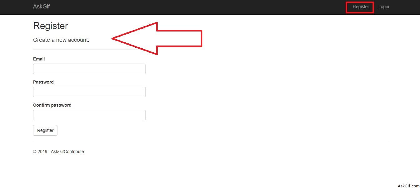 1. खुद को रजिस्टर करें