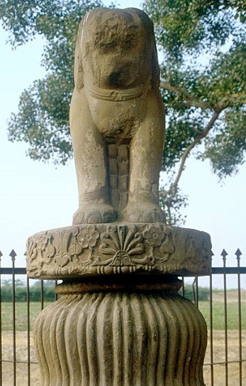 2. अशोकन हाथी स्तंभ