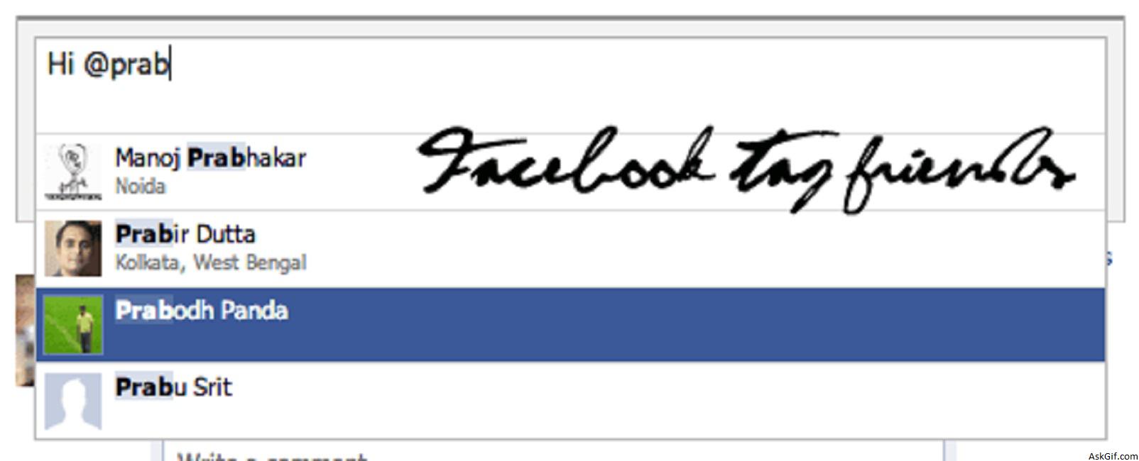 Implementing Facebook Style Tag Friends Using Jquery, Ajax and PHP