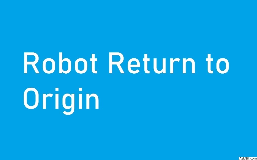 Robot Return to Origin