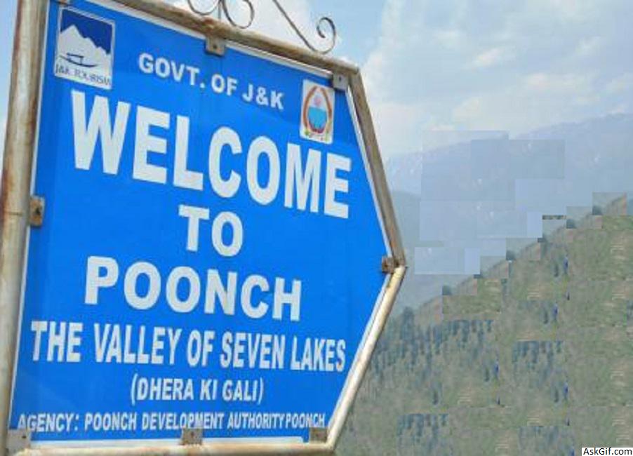 पूंछ, में देखने के लिए शीर्ष स्थान, जम्मू और कश्मीर