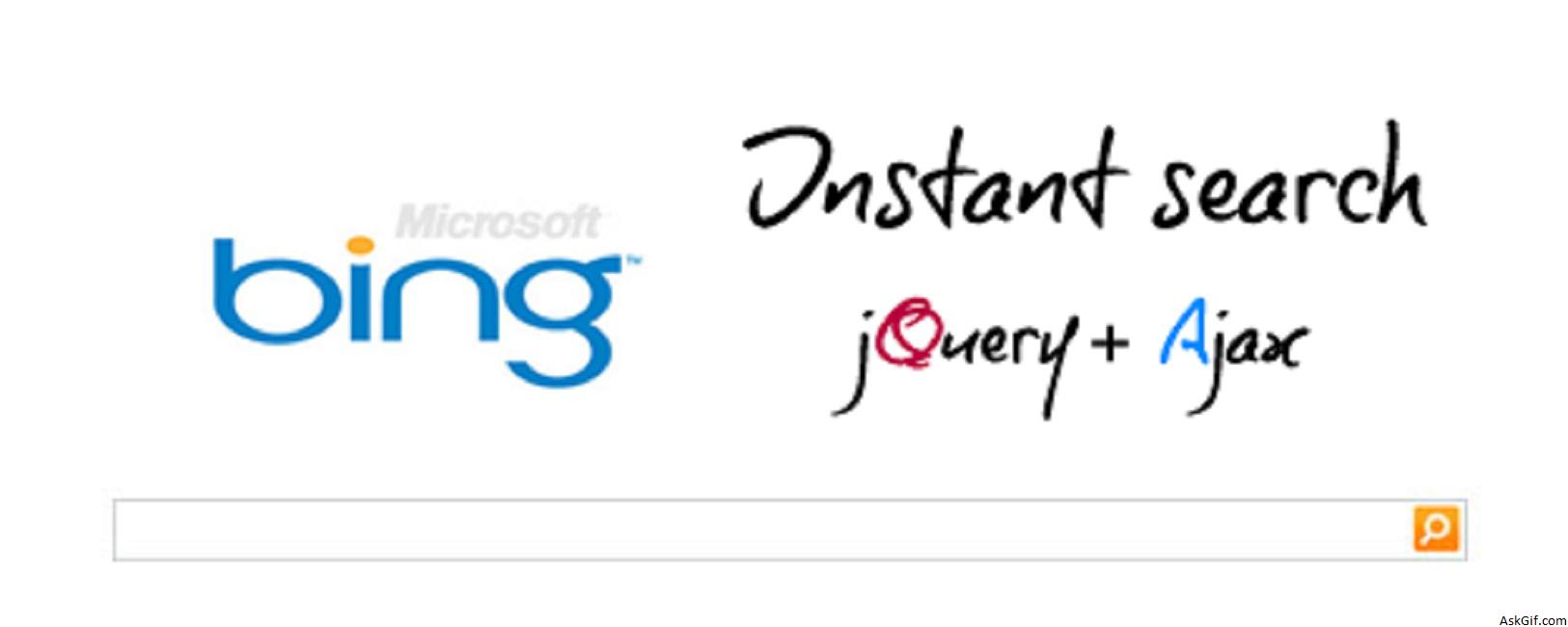 Implementing Bing Instant Search Using Jquery and Ajax