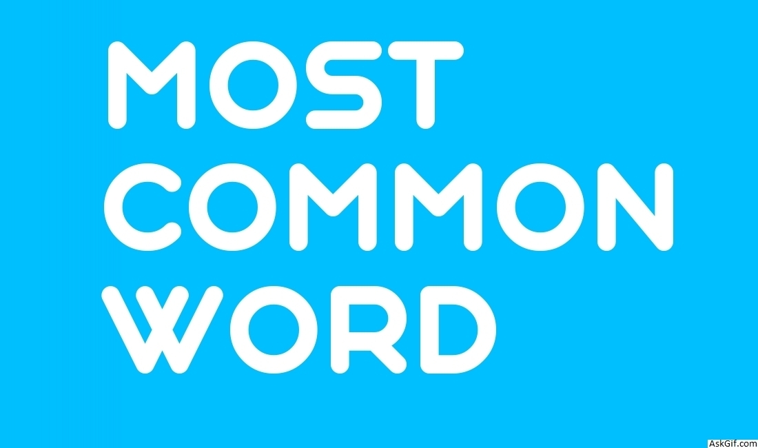 Most Common Word