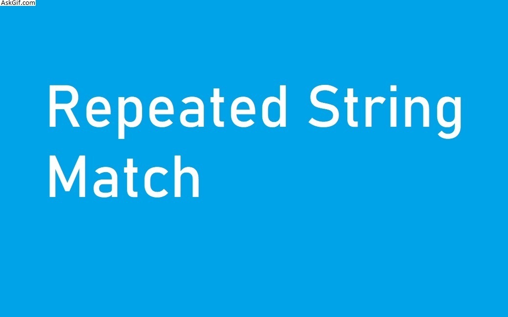 Repeated String Match
