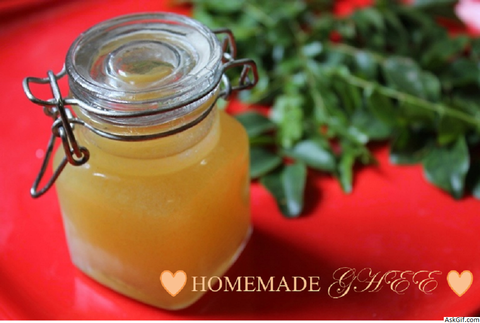 घर का बना घी (क्लेरिफाइड बटर) रेसिपी