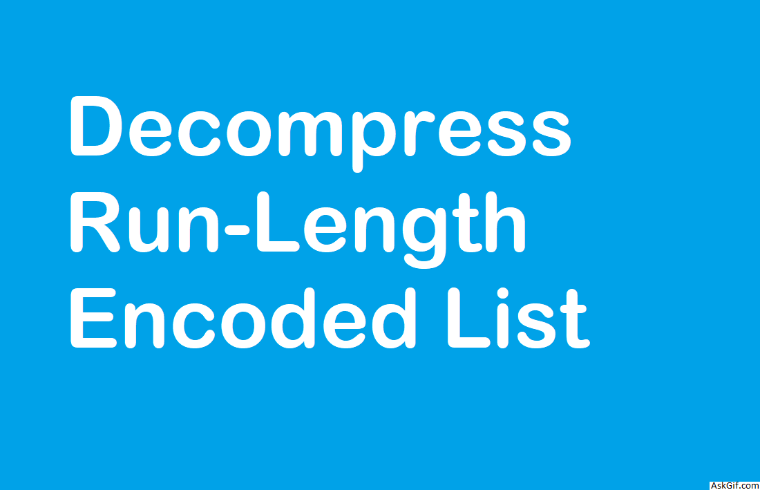 Decompress Run-Length Encoded List - Array - Easy - LeetCode