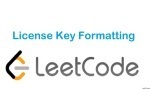 License Key Formatting - String - Easy - LeetCode