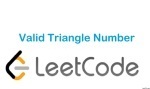 Valid Triangle Number - Array - Medium - LeetCode
