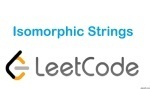 Isomorphic Strings - Hash Table - Easy - LeetCode