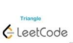 Triangle - Array - Medium - LeetCode