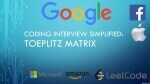 Toeplitz Matrix - Array - Easy - LeetCode