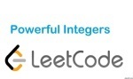 Powerful Integers - Hash Table - Easy - LeetCode