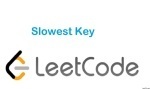 Slowest Key - Array - Easy - LeetCode