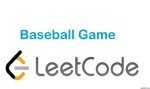 Baseball Game - Stacks - Easy - LeetCode