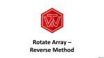 Rotate Array - Array - Easy - LeetCode