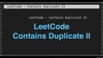 Contains Duplicate II - Array - Easy - LeetCode