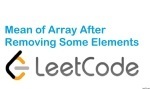 Mean of Array After Removing Some Elements - Array - Easy - LeetCode