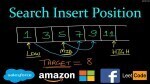 Search Insert Position - Array - Easy - LeetCode