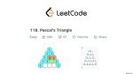 Pascal's Triangle - Array - Easy - LeetCode