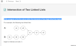 Intersection of Two Linked Lists - Linked List - Easy - LeetCode
