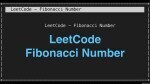 Fibonacci Number - Array - Easy - LeetCode