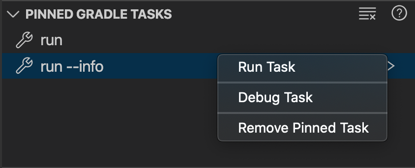 Remove a pinned Gradle Task